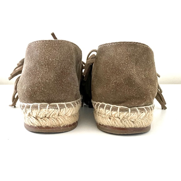 CHLOE SUEDE FRINGED ESPADRILLES - Picture 5 of 8